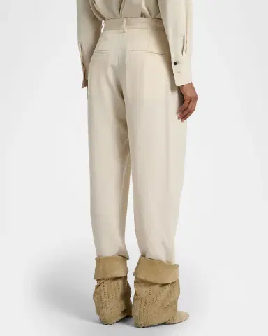 Isabel Marant Janice Double-Pleated Straight-Leg Trousers | Thumbnail 3 Isabel Marant Janice Double-Pleated Straight-Leg Trousers | Thumbnail 3