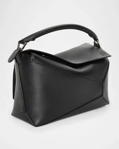 Loewe Puzzle Edge Medium Top-Handle Bag in Leather | Thumbnail 2 Loewe Puzzle Edge Medium Top-Handle Bag in Leather | Thumbnail 2