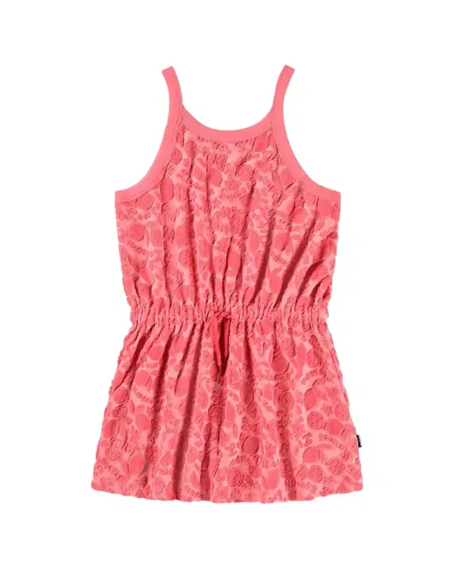Girl's Camden Textured Terry Mini Dress, Size 2-10