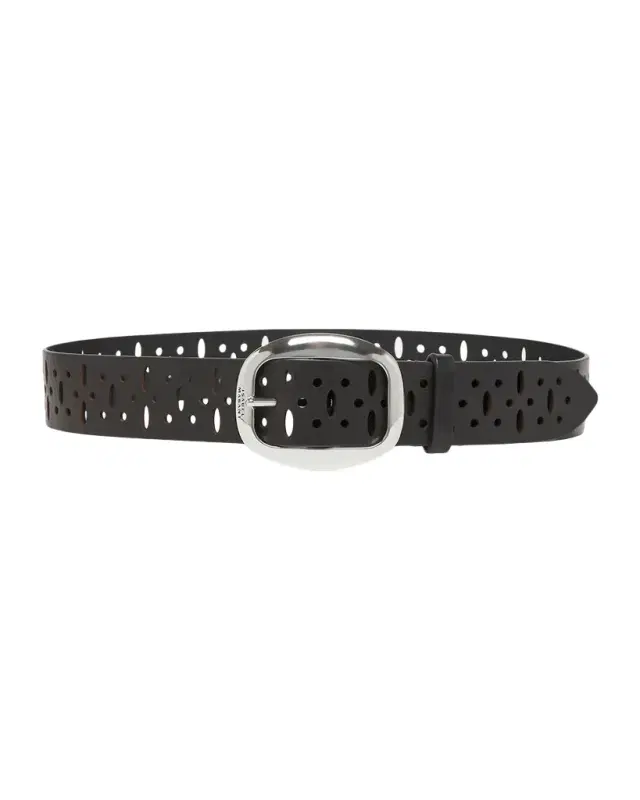Dara Laser-Cut Leather Belt