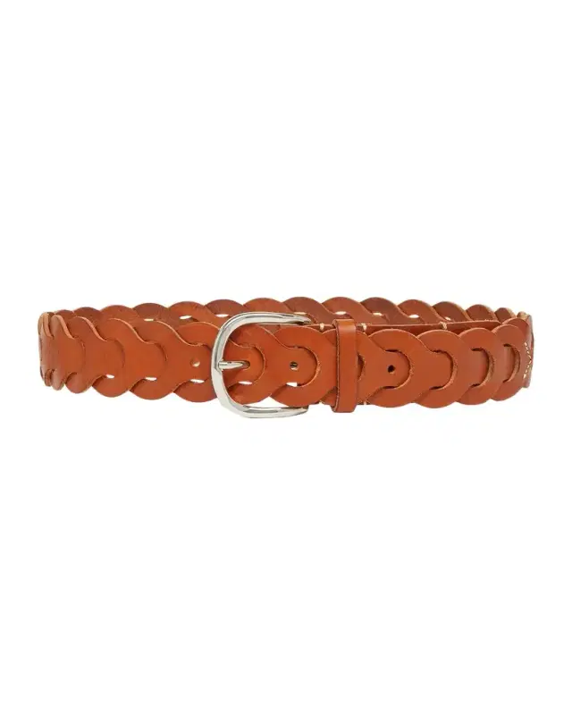 Woven Leather Belt