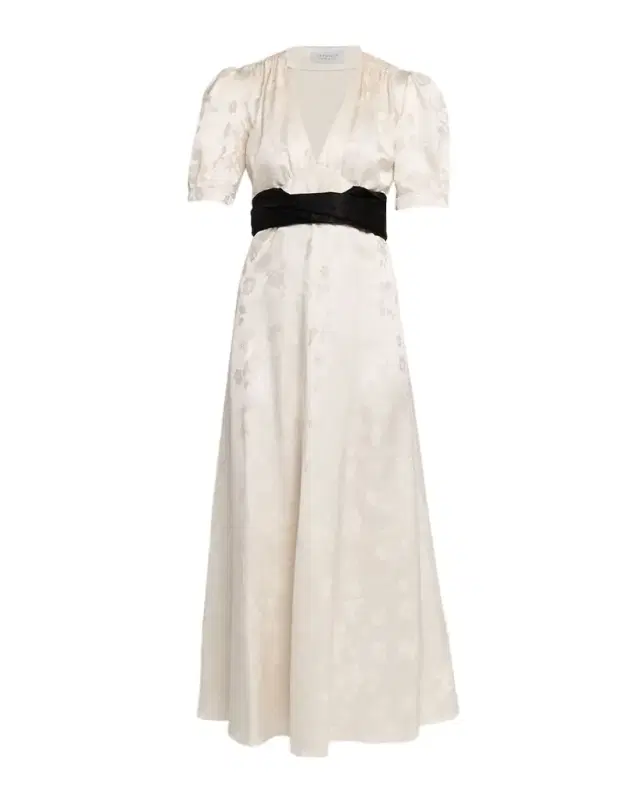 Larkin Embroidered Silk Maxi Dress