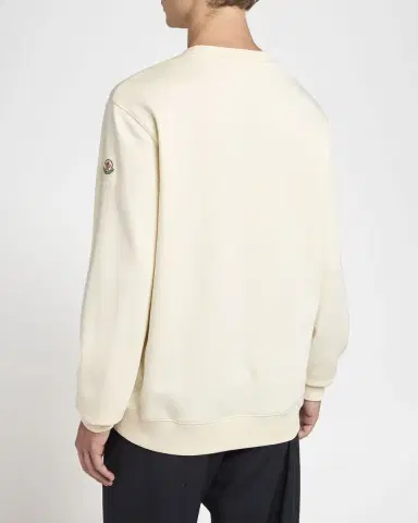 Moncler Men's Cotton-Blend Logo Sweatshirt | Thumbnail 2 Moncler Men's Cotton-Blend Logo Sweatshirt | Thumbnail 2