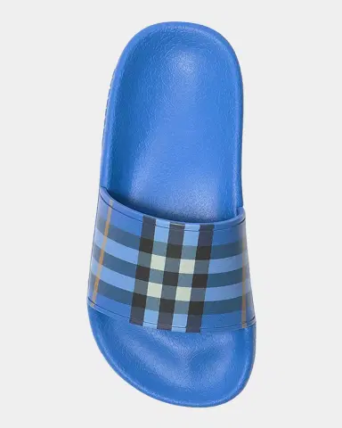 Burberry Boy's Check Slide Sandals, Toddler/Kids | Thumbnail 2 Burberry Boy's Check Slide Sandals, Toddler/Kids | Thumbnail 2