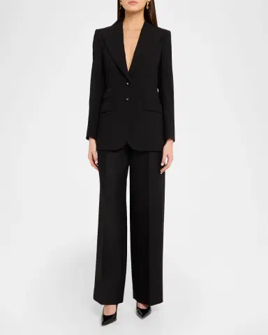 Dolce & Gabbana Turlington Woolen Single-Breasted Jacket | Thumbnail 2 Dolce & Gabbana Turlington Woolen Single-Breasted Jacket | Thumbnail 2