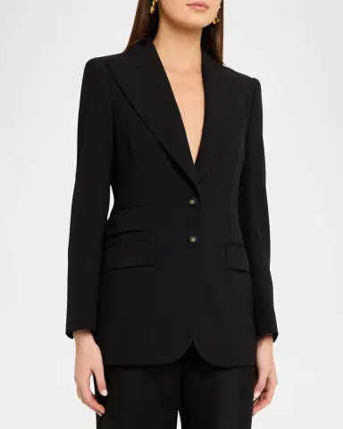 Dolce & Gabbana Turlington Woolen Single-Breasted Jacket | Thumbnail 4 Dolce & Gabbana Turlington Woolen Single-Breasted Jacket | Thumbnail 4