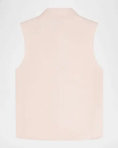 Emporio Armani Sleeveless Technical Gabardine Shirt | Thumbnail 5 Emporio Armani Sleeveless Technical Gabardine Shirt | Thumbnail 5