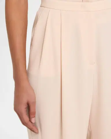 Emporio Armani Pleated Straight-Leg Gabardine Trousers | Thumbnail 6 Emporio Armani Pleated Straight-Leg Gabardine Trousers | Thumbnail 6
