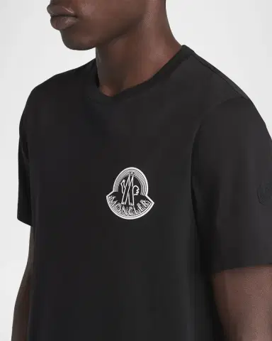 Moncler Men 's Logo-Print Short-Sleeve Cotton T-Shirt | Thumbnail 5