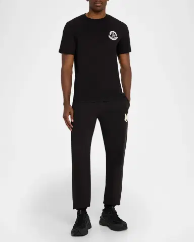 Moncler Men 's Logo-Print Short-Sleeve Cotton T-Shirt | Thumbnail 6