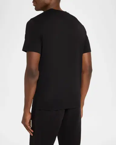 Moncler Men 's Logo-Print Short-Sleeve Cotton T-Shirt | Thumbnail 7