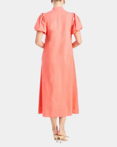 Mestiza New York Elliana Floral-Embroidered Midi Shift Dress | Thumbnail 3