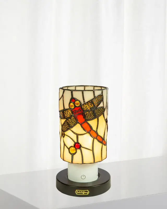 Dale Tiffany Tiffany Mosaic 8.5" Rechargeable Wireless Accent Lamp
