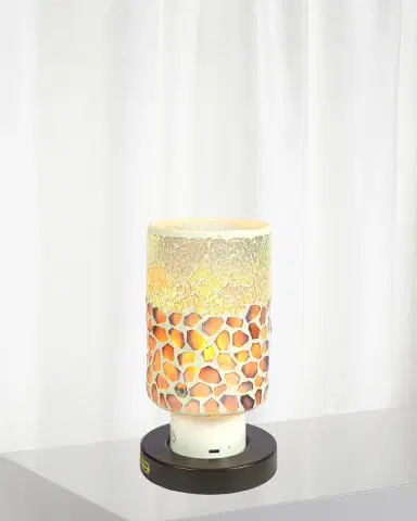 Dale Tiffany Alps Mosaic 8.5" Rechargeable Wireless Accent Lamp | Thumbnail 2 Dale Tiffany Alps Mosaic 8.5" Rechargeable Wireless Accent Lamp | Thumbnail 2