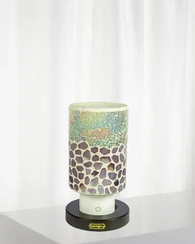 Dale Tiffany Alps Mosaic 8.5" Rechargeable Wireless Accent Lamp | Thumbnail 3 Dale Tiffany Alps Mosaic 8.5" Rechargeable Wireless Accent Lamp | Thumbnail 3