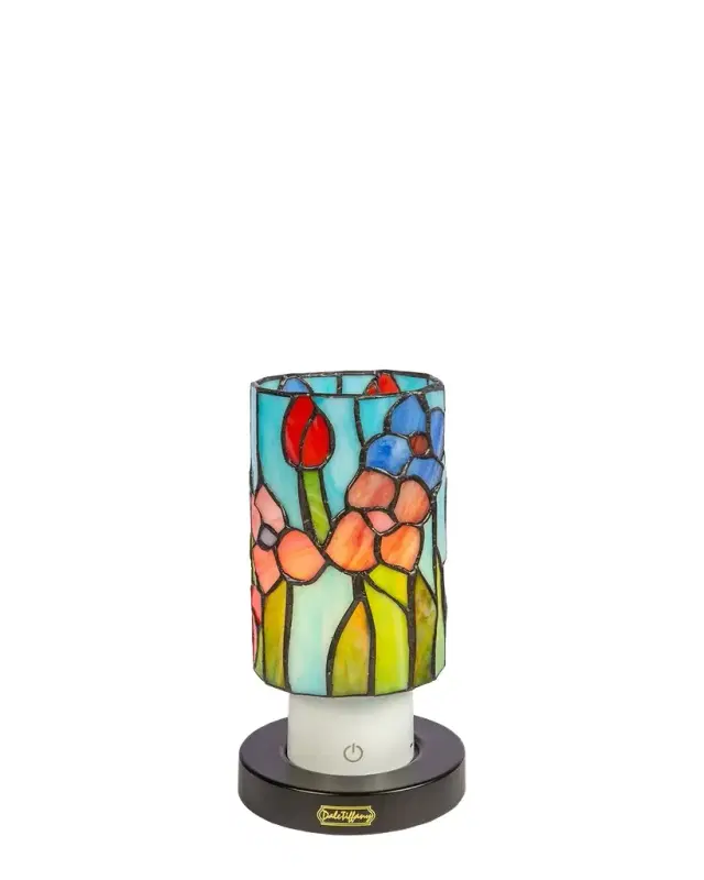 Dale Tiffany Tiffany Mosaic 8.5" Rechargeable Wireless Accent Lamp