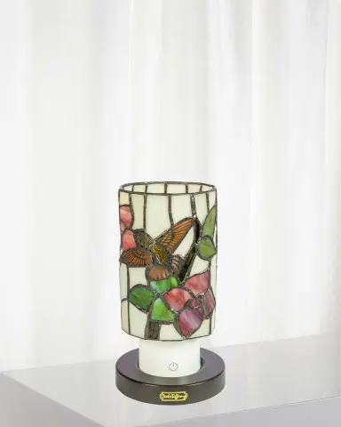 Dale Tiffany Tiffany Mosaic 8.5" Rechargeable Wireless Accent Lamp | Thumbnail 3 Dale Tiffany Tiffany Mosaic 8.5" Rechargeable Wireless Accent Lamp | Thumbnail 3