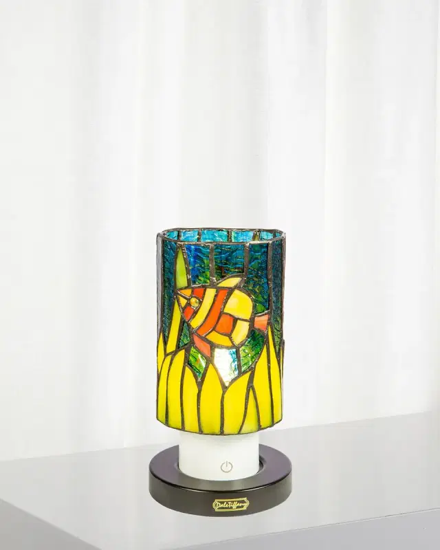 Dale Tiffany Tiffany Mosaic 8.5" Rechargeable Wireless Accent Lamp