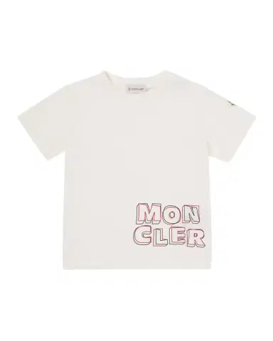 Moncler Boy's Logo-Print Cotton T-Shirt | Thumbnail 1 Moncler Boy's Logo-Print Cotton T-Shirt | Thumbnail 1
