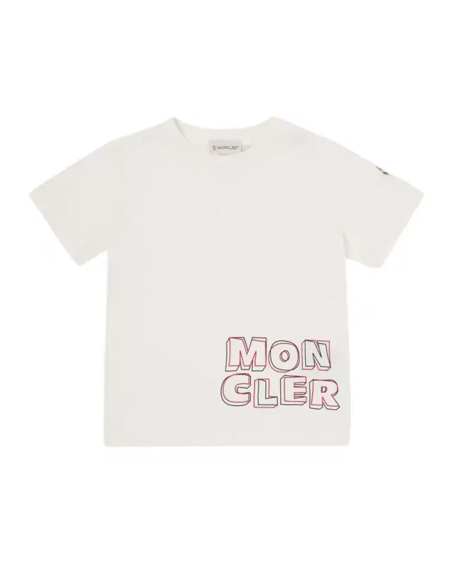 Moncler Boy 's Logo-Print Cotton T-Shirt, Size -14