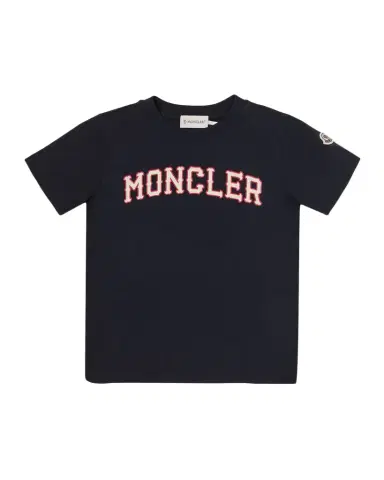Moncler Boy's Logo-Print Cotton T-Shirt | Thumbnail 1