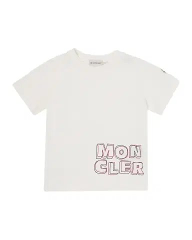 Moncler Boy's Logo-Print Short-Sleeve T-Shirt, Size 4-6 | Thumbnail 1 Moncler Boy's Logo-Print Short-Sleeve T-Shirt, Size 4-6 | Thumbnail 1