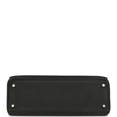 HERMÈS Pre-owned Hermes Kelly Retourne 32 Black Togo Gold Hardware | Thumbnail 6 HERMÈS Pre-owned Hermes Kelly Retourne 32 Black Togo Gold Hardware | Thumbnail 6