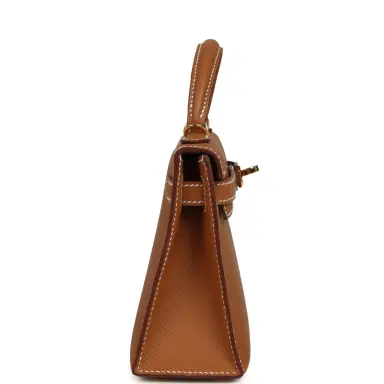 HERMÈS Pre-owned Hermes Kelly Sellier 20 Gold Epsom Gold Hardware | Thumbnail 3 HERMÈS Pre-owned Hermes Kelly Sellier 20 Gold Epsom Gold Hardware | Thumbnail 3