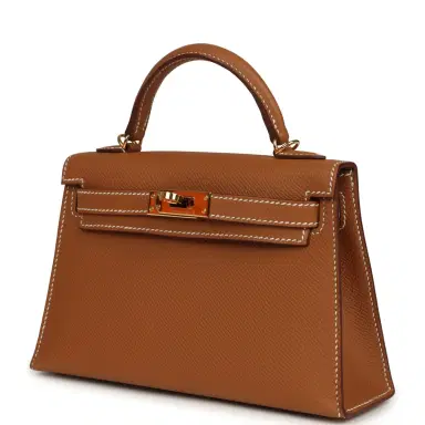 HERMÈS Pre-owned Hermes Kelly Sellier 20 Gold Epsom Gold Hardware | Thumbnail 5 HERMÈS Pre-owned Hermes Kelly Sellier 20 Gold Epsom Gold Hardware | Thumbnail 5