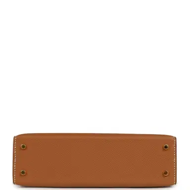 HERMÈS Pre-owned Hermes Kelly Sellier 20 Gold Epsom Gold Hardware | Thumbnail 6 HERMÈS Pre-owned Hermes Kelly Sellier 20 Gold Epsom Gold Hardware | Thumbnail 6