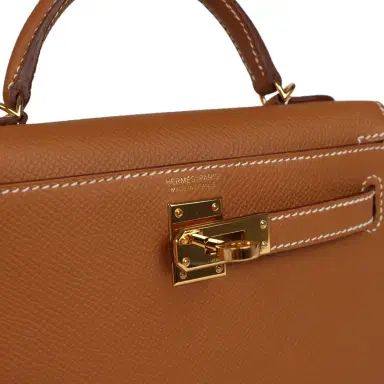 HERMÈS Pre-owned Hermes Kelly Sellier 20 Gold Epsom Gold Hardware | Thumbnail 7 HERMÈS Pre-owned Hermes Kelly Sellier 20 Gold Epsom Gold Hardware | Thumbnail 7