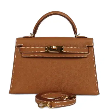 HERMÈS Pre-owned Hermes Kelly Sellier 20 Gold Epsom Gold Hardware | Thumbnail 1 HERMÈS Pre-owned Hermes Kelly Sellier 20 Gold Epsom Gold Hardware | Thumbnail 1