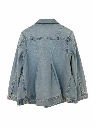 Sacai Asymmetric Denim Jacket | Thumbnail 2