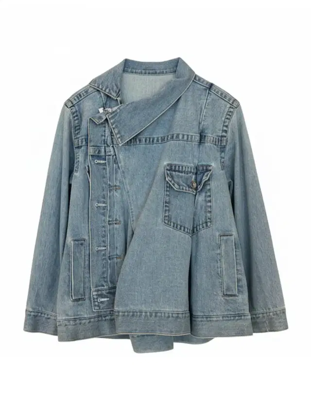 Sacai Asymmetric Denim Jacket