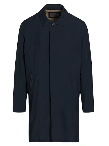 CORNELIANI Men's Packable Raincoat - Navy - Size 46 | Thumbnail 1