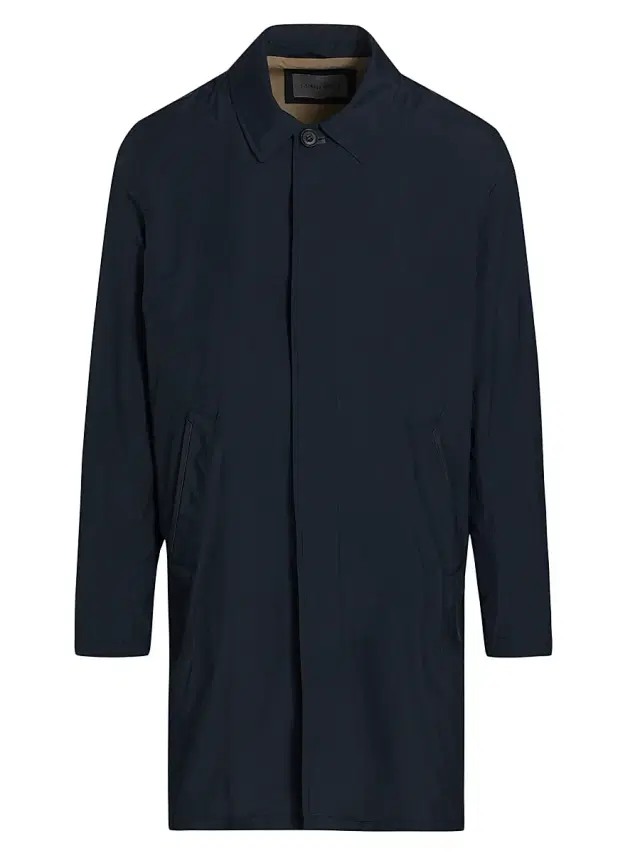 CORNELIANI Men's Packable Raincoat - Navy