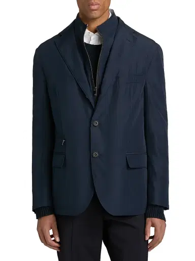 CORNELIANI Men's Technical ID Sport Jacket - Navy - Size 50 | Thumbnail 3 CORNELIANI Men's Technical ID Sport Jacket - Navy - Size 50 | Thumbnail 3
