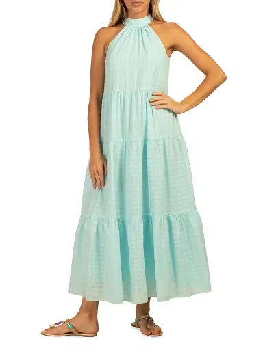 Trina Turk Women's Sunglasses Gingham Maxi Dress | Thumbnail 2 Trina Turk Women's Sunglasses Gingham Maxi Dress | Thumbnail 2