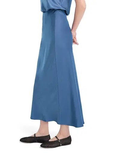Favorite Daughter Women's The Favorite Hammered Satin Midi-Skirt | Thumbnail 5 Favorite Daughter Women's The Favorite Hammered Satin Midi-Skirt | Thumbnail 5