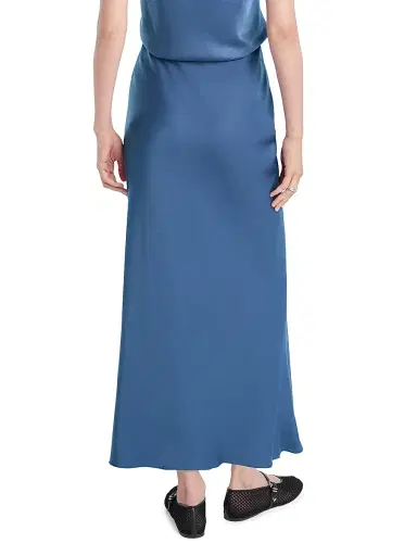 Favorite Daughter Women's The Favorite Hammered Satin Midi-Skirt | Thumbnail 6 Favorite Daughter Women's The Favorite Hammered Satin Midi-Skirt | Thumbnail 6