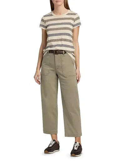 Frame Women's The Ranger Crop Pants - Thyme - Size 30 | Thumbnail 2