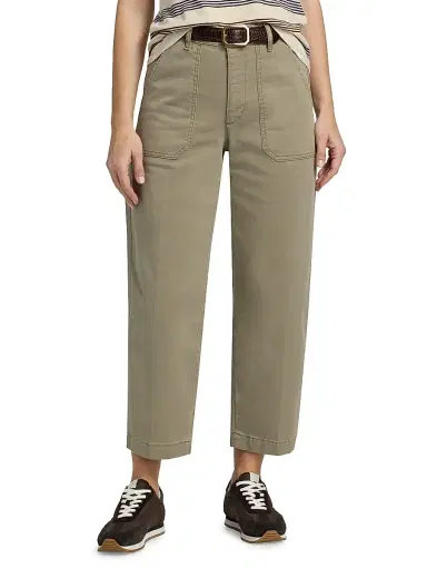 Frame Women's The Ranger Crop Pants - Thyme - Size 30 | Thumbnail 3