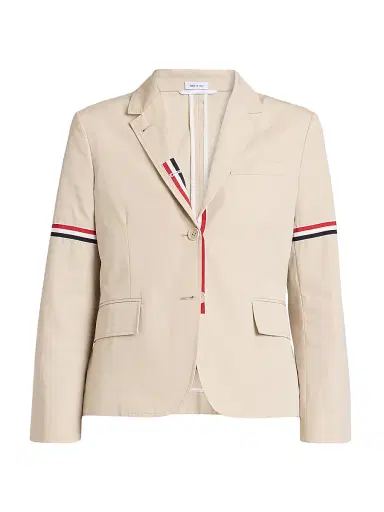 Thom Browne Women's Cotton Single-Breasted Sport Coat | Thumbnail 1 Thom Browne Women's Cotton Single-Breasted Sport Coat | Thumbnail 1