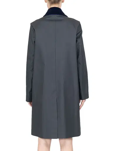 CALLAS MILANO Women's Alaine Water Resistant Canvas Coat - Navy - Size 10 | Thumbnail 3