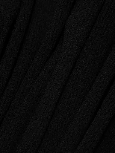 Proenza Schouler Women's Artemis Rib-Knit Midi-Dress - Black - Size XL | Thumbnail 7