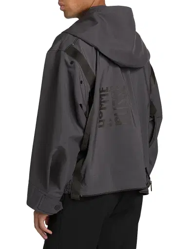 Homme Plissé Issey Miyake Men's Carrier Carried Jacket - Charcoal | Thumbnail 5