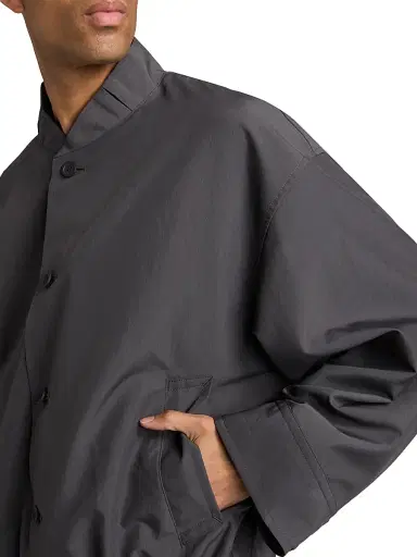 Homme Plissé Issey Miyake Men's Carrier Carried Jacket - Charcoal | Thumbnail 6