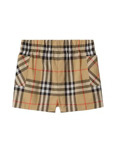 Burberry Baby Boy's Check Short-Sleeve Shirt & Shorts Set - Sand - Size 9 Months | Thumbnail 5 Burberry Baby Boy's Check Short-Sleeve Shirt & Shorts Set - Sand - Size 9 Months | Thumbnail 5