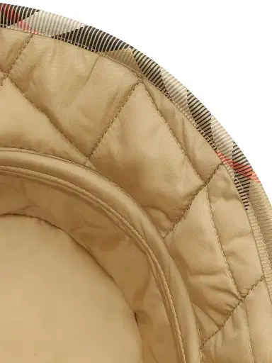 Burberry Women's EKD Quilted Bucket Hat - Sand Ip Check - Size Small | Thumbnail 3 Burberry Women's EKD Quilted Bucket Hat - Sand Ip Check - Size Small | Thumbnail 3