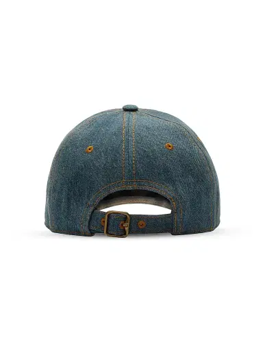 Burberry Women's Denim Baseball Cap - Indigo | Thumbnail 3